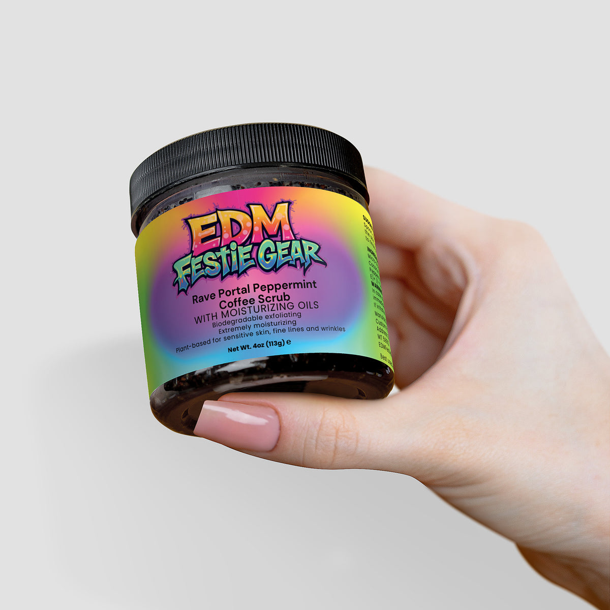 Rave Portal Peppermint Coffee Scrub