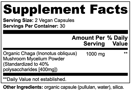 Hypnotic Chaga Mushroom