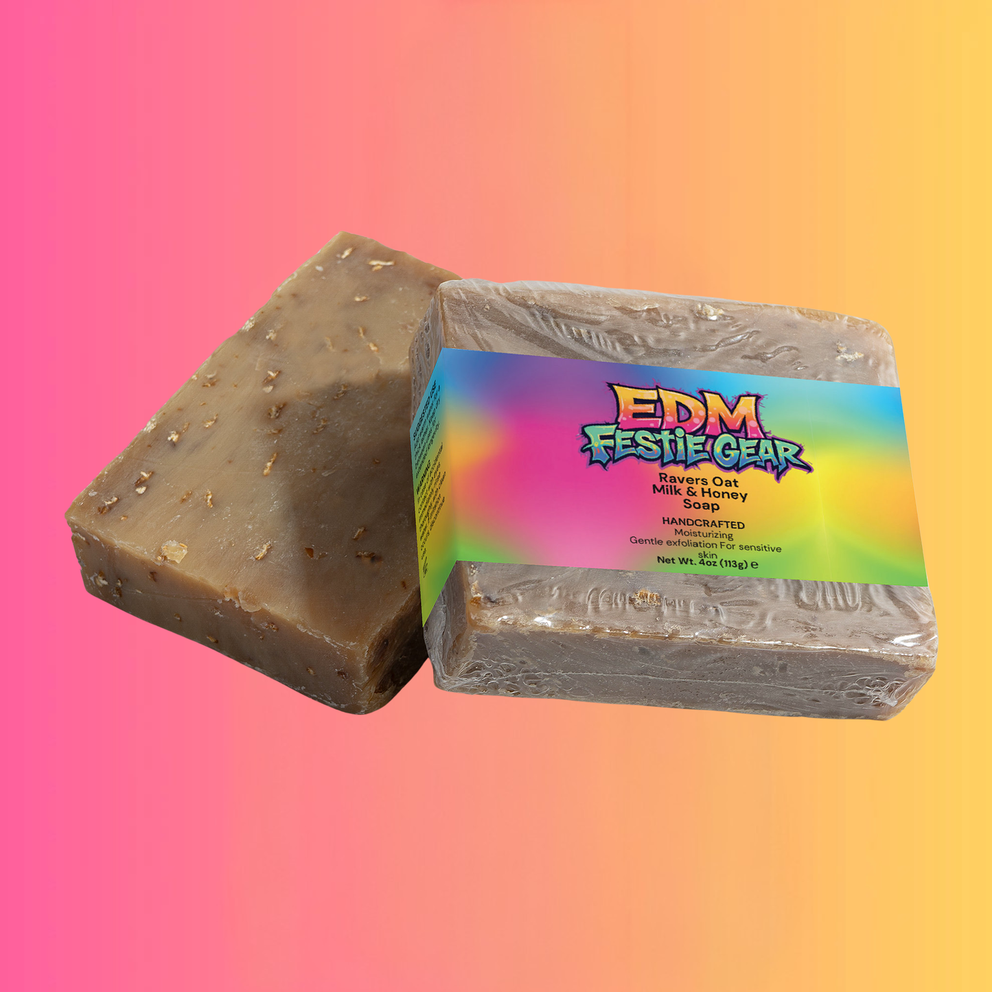 Ravers Oat Milk Honey Soap - Essential for Festival Vibes