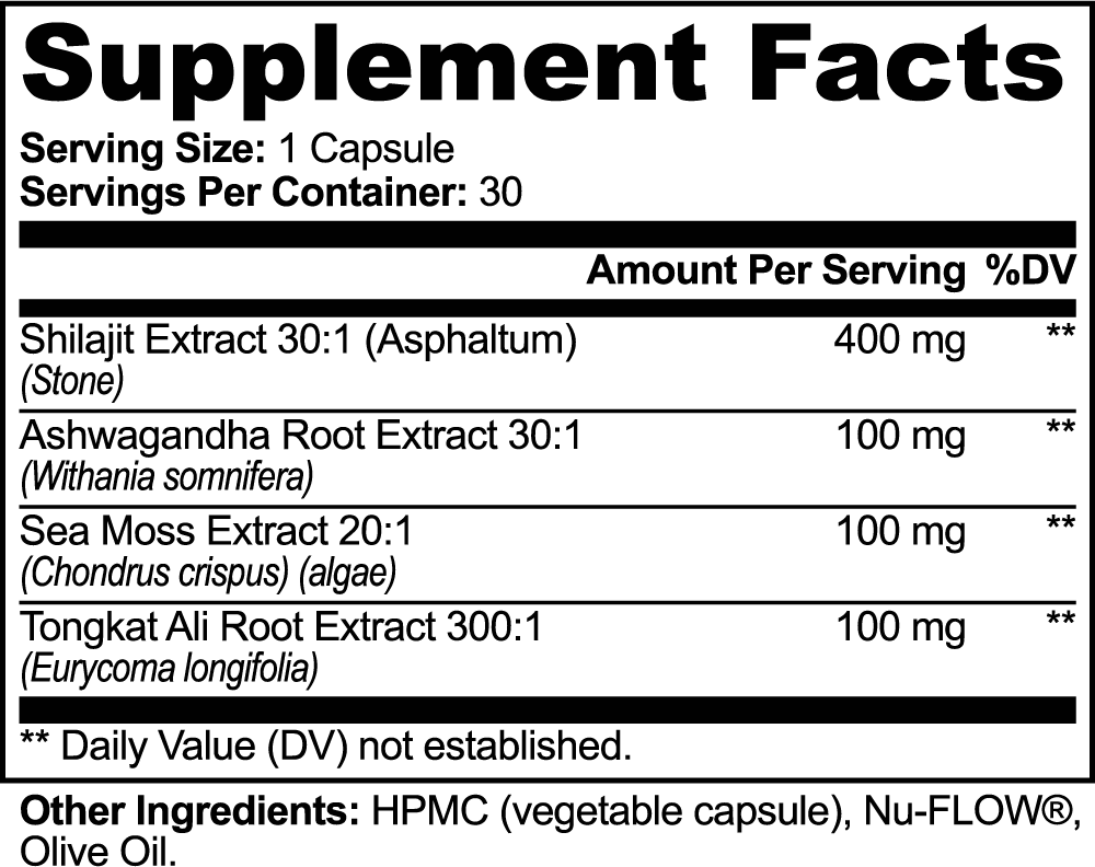 Sunrise To Sunrise Shilajit Adaptogen Complex