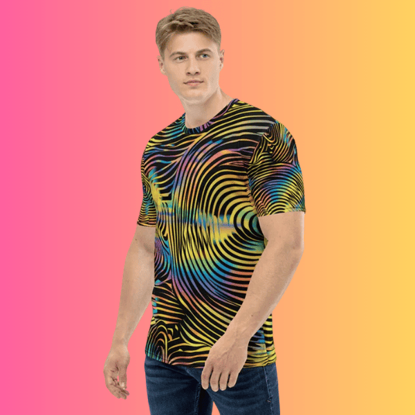 Psychedelic Electric Men's Rave T-Shirt – EDM Festival Essential