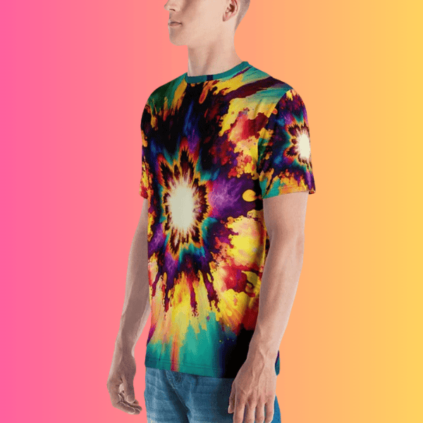 Vibrant Tie-Dye Festival Tee for Music Lovers