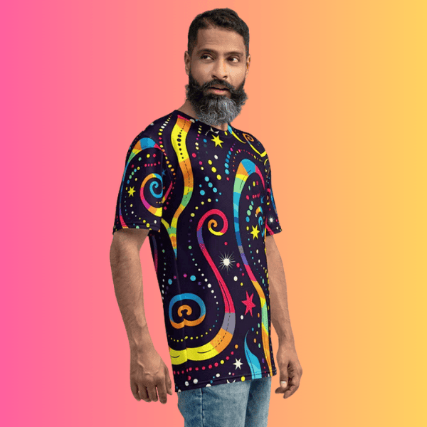 Psychedelic Vibes Men's Festival T-Shirt for EDM Fans