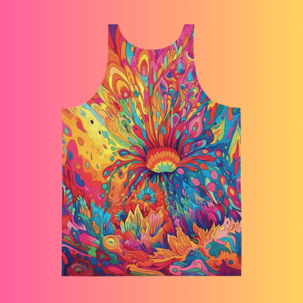 Vibrant Festival Tank Top - Soft, Stylish, and Ready to Rave