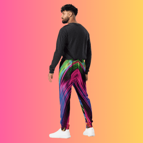 Electric Neon Joggers for Rave Lovers and Festival Goers