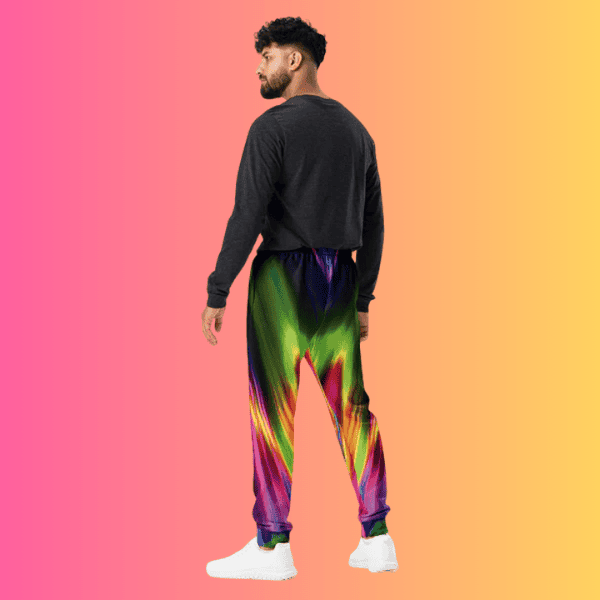 Vibrant Electric Neon Joggers for Raves and Festivals