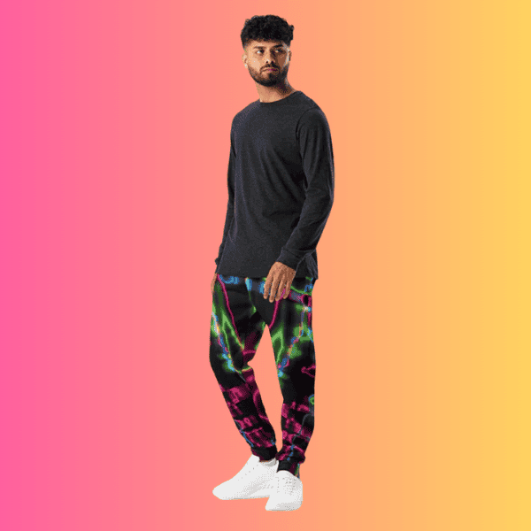 Electric Neon Joggers for Raves and Festivals - Bold Comfort and Style