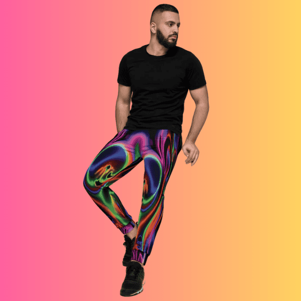 Electric Neon Rave Joggers - Essential Gear for Festival Vibes