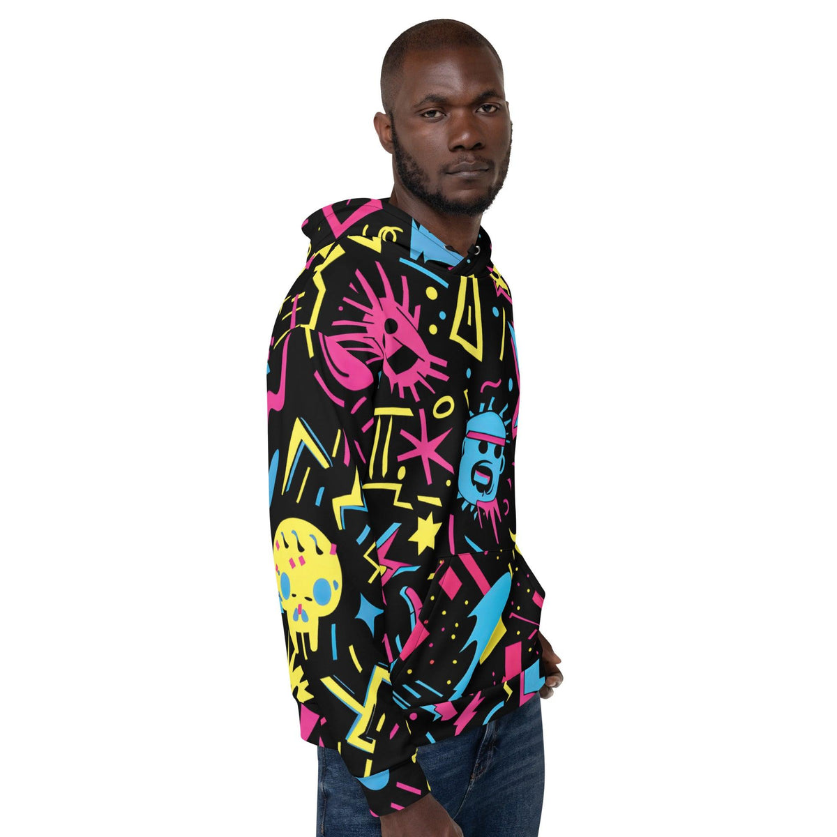 Neon Crazy Unisex Festival Hoodie - EDMFestieGear.com