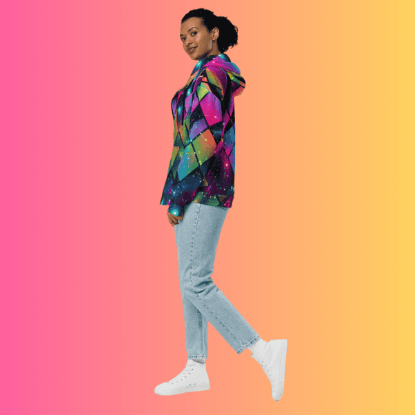 Eco-Friendly Unisex Zip Hoodie for Festivals and Raves