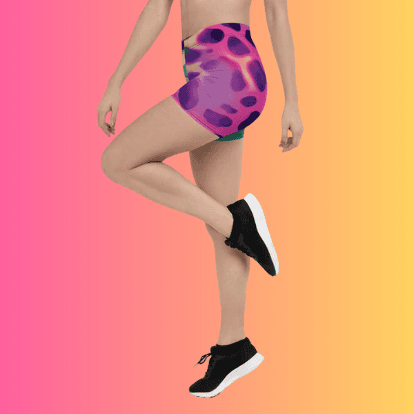 Neon Leopard Festival Shorts - Ultimate Rave Gear for Bold Style