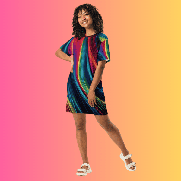 Vibrant Versatile T-Shirt Dress for Festivals and Everyday Adventures