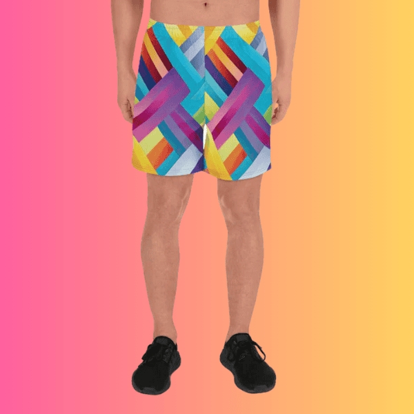 Psychedelic Trippy Long Shorts for Raves and Festivals – Unleash Your Festival Vibe