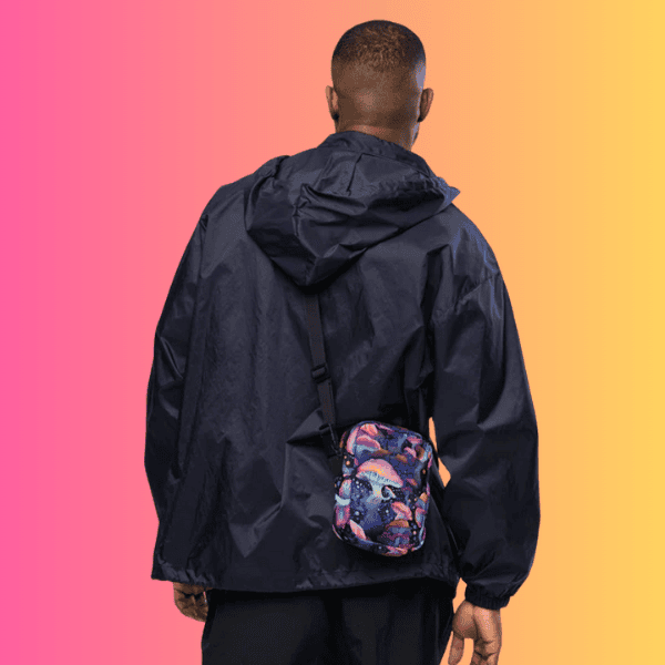 Playful Utility Crossbody Bag for Festivals and Raves
