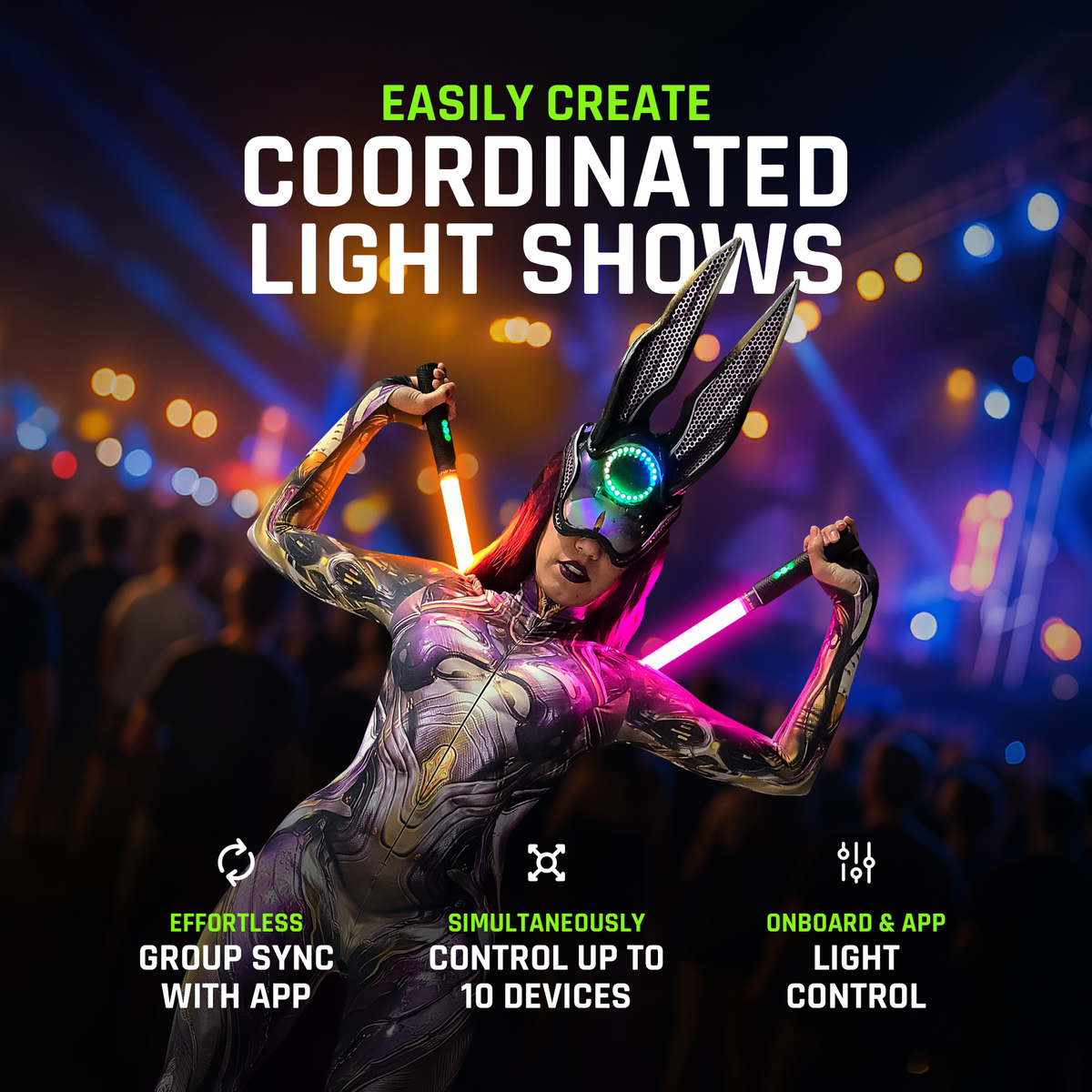 LED Staff Kit