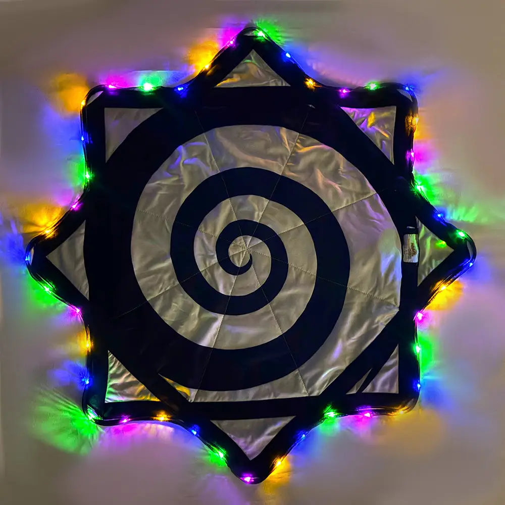 Mougee Spark Flow Star - AIR 28" MIDWAY 24" MINI 21" MICRO 13" - Rechargeable Multi-Colored LED Lights - 3 Modes