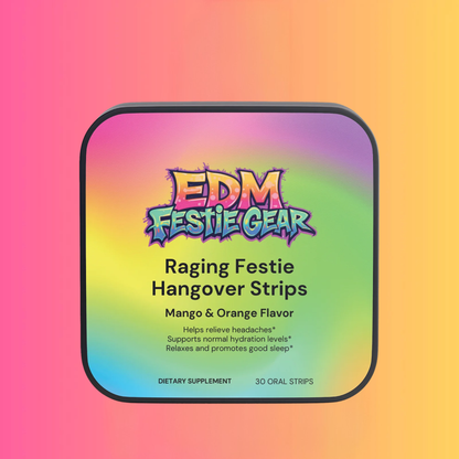 Raging Festie Hangover Recovery Strips - EDM Party Essentials
