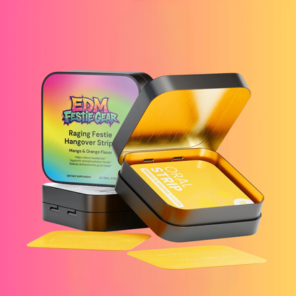 Raging Festie Hangover Recovery Strips - EDM Party Essentials
