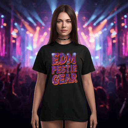 EDM Festie Gear Retro Vibe Festival T-Shirt