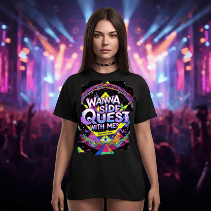 Join the Side Quest with Me Ancient All-Seeing Eye Festival T-Shirt