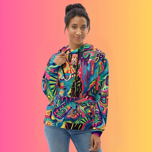 Trippy Melting Abstract Unisex Hoodie