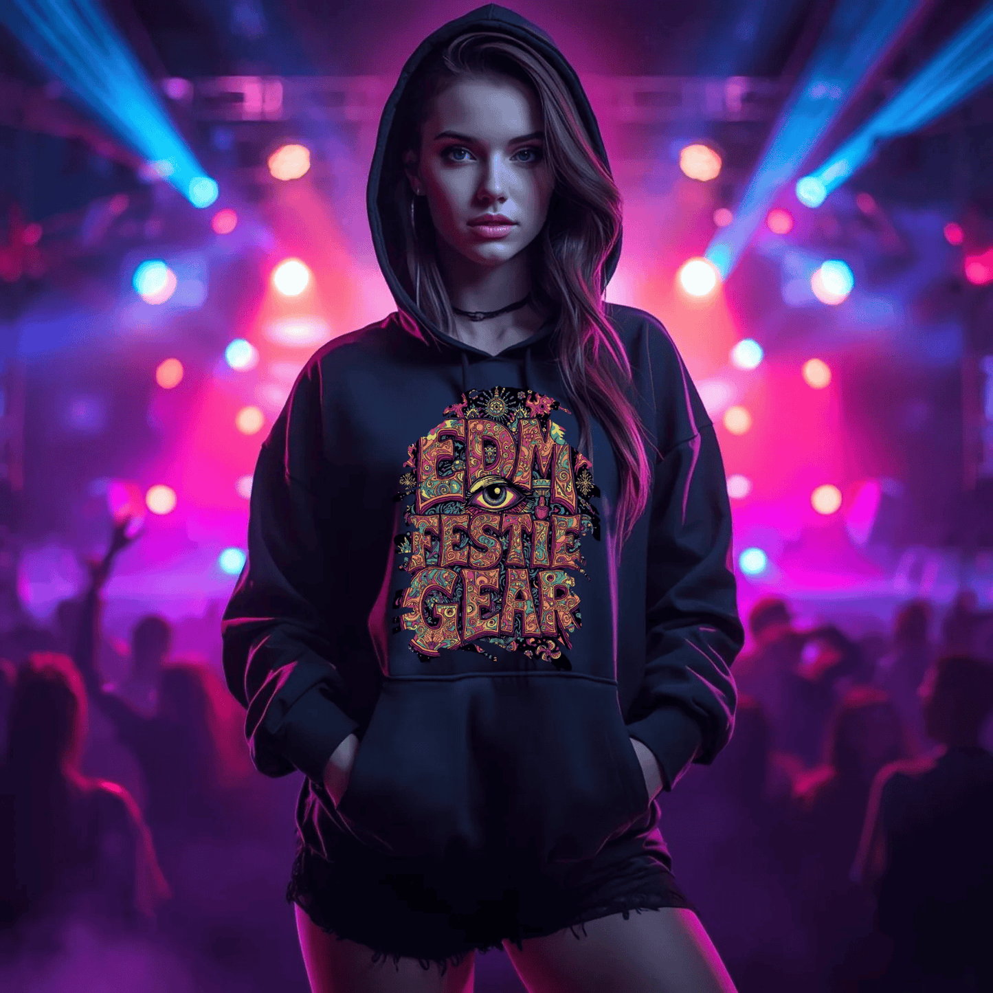 EDM Festie Gear Trippy Eye Festival T-Shirt