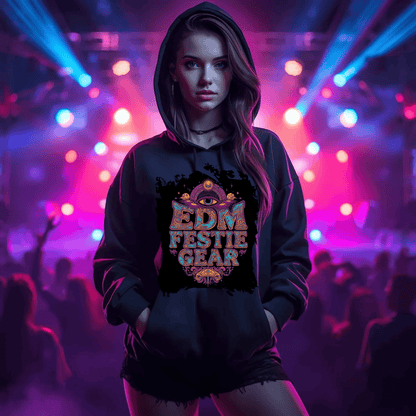 EDM Festie Gear Celestial All-Seeing Eye Festival T-Shirt