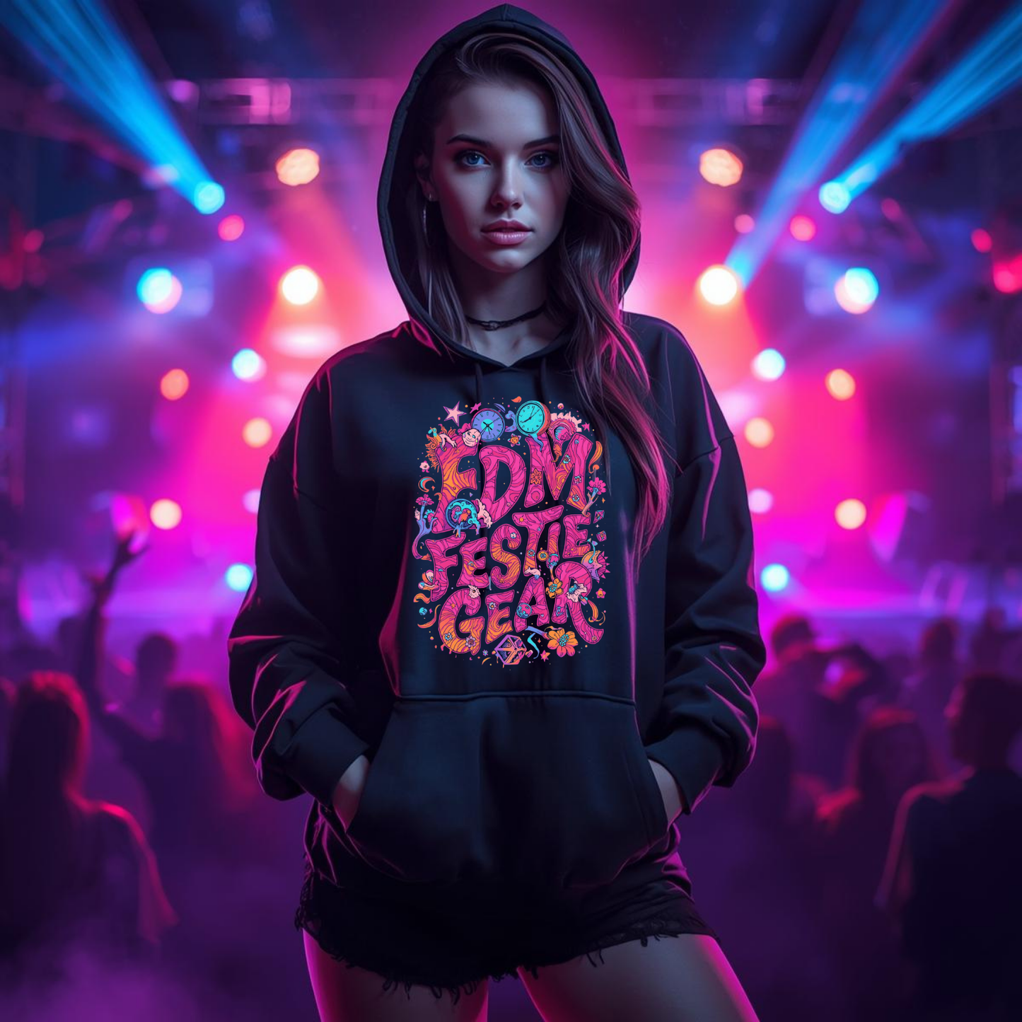 EDM Festie Gear Time of Wonder Festival T-Shirt – Celebrate the Magic of Rave Culture