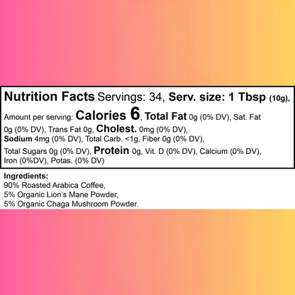 Mind-Expanding Mushroom Ground Coffee (Medium Roast)
