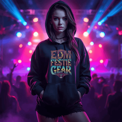 EDM Festie Gear All-Seeing Tree Cosmic Vibes Festival T-Shirt