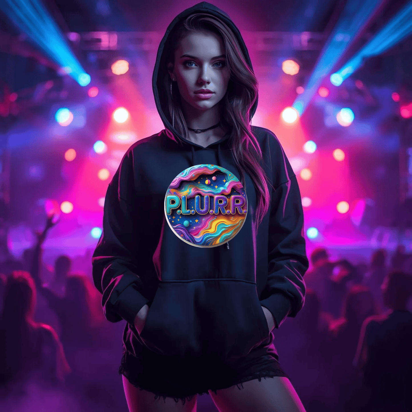 P.L.U.R.R Cosmic Vibes Festival T-Shirt