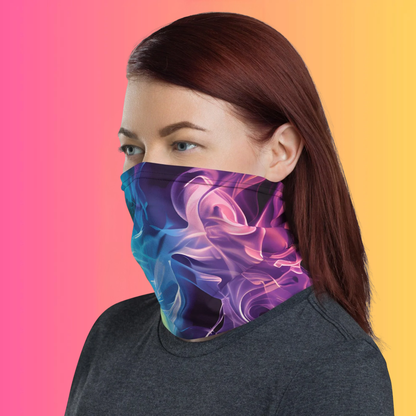 Rainbow Smoke Neck Gaiter - Your Festival Essential