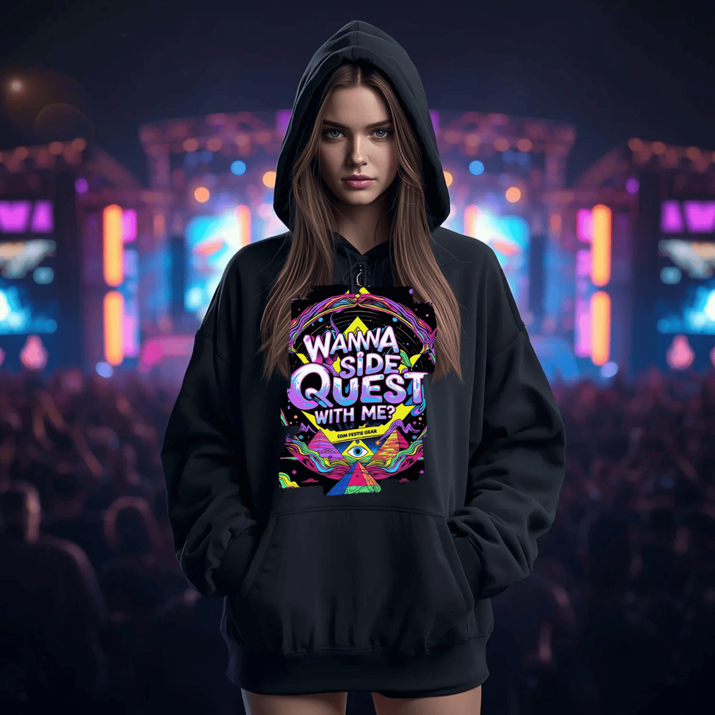 Join the Side Quest with Me Ancient All-Seeing Eye Festival T-Shirt