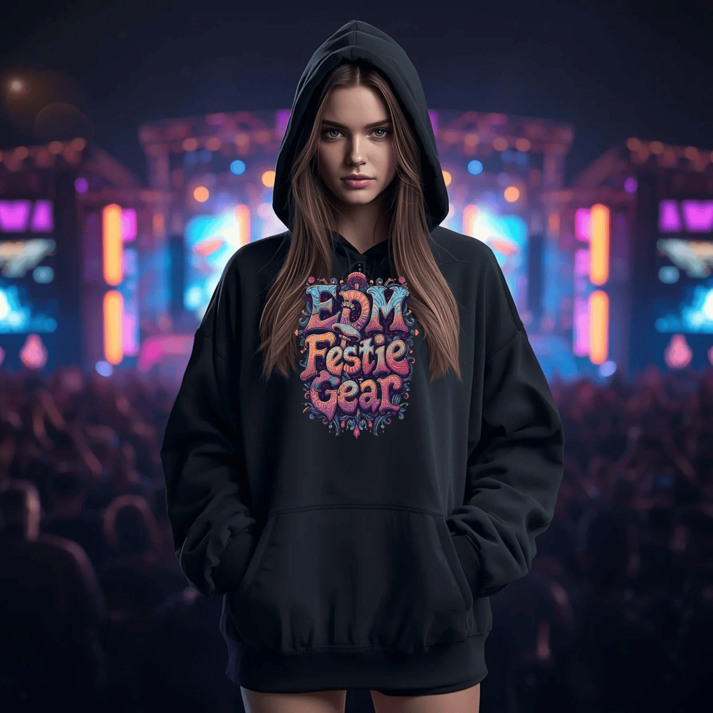 Psychedelic Mushroom Festival T-Shirt from EDM Festie Gear