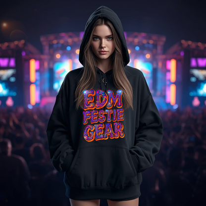 EDM Festie Gear Retro Vibe Festival T-Shirt