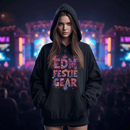EDM Festie Gear Space and Time Festival T-Shirt for Ravers