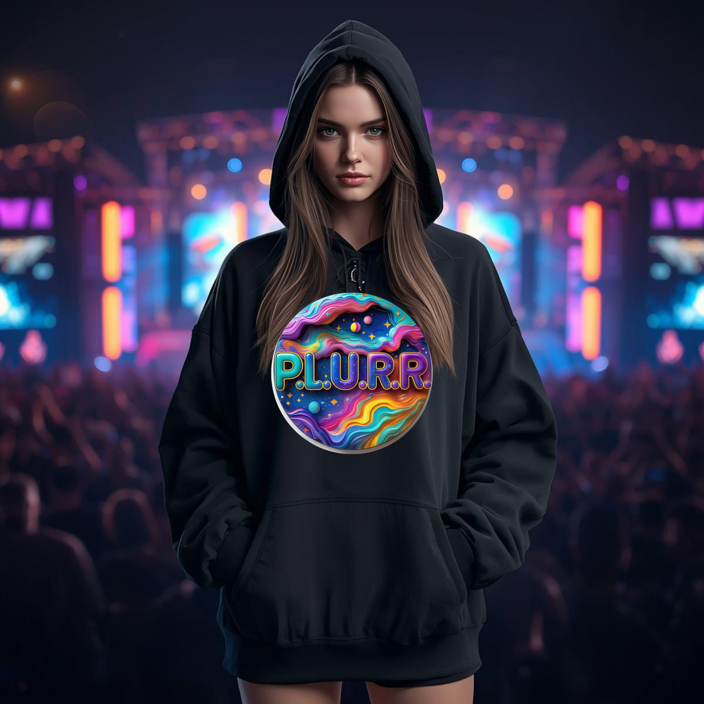 P.L.U.R.R Cosmic Vibes Festival T-Shirt