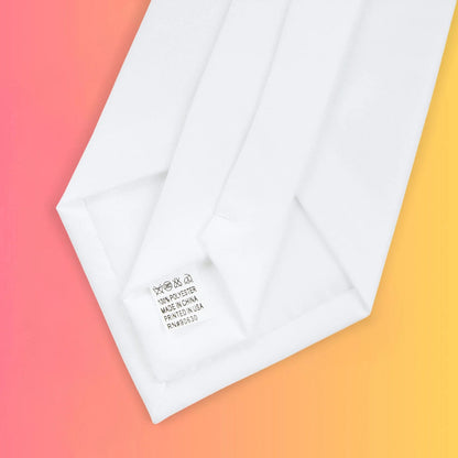 EDM Festie Gear Gradient Rainbow Necktie – Vibrant Tie for Raves and Festivals