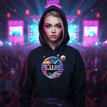 P.L.U.R.R Solar System Festival T-Shirt - Bold Celestial Design for Ravers