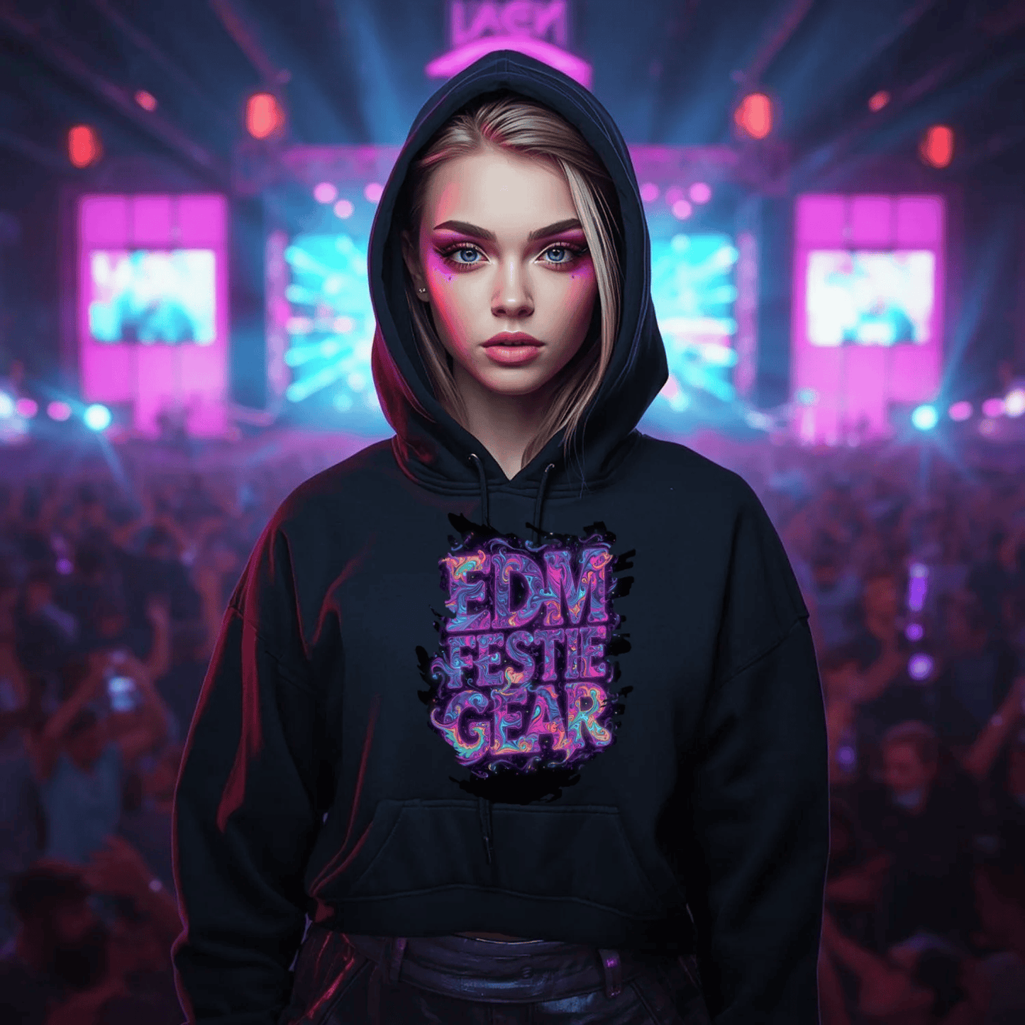 EDM Festival Space Colors T-Shirt for Ravers