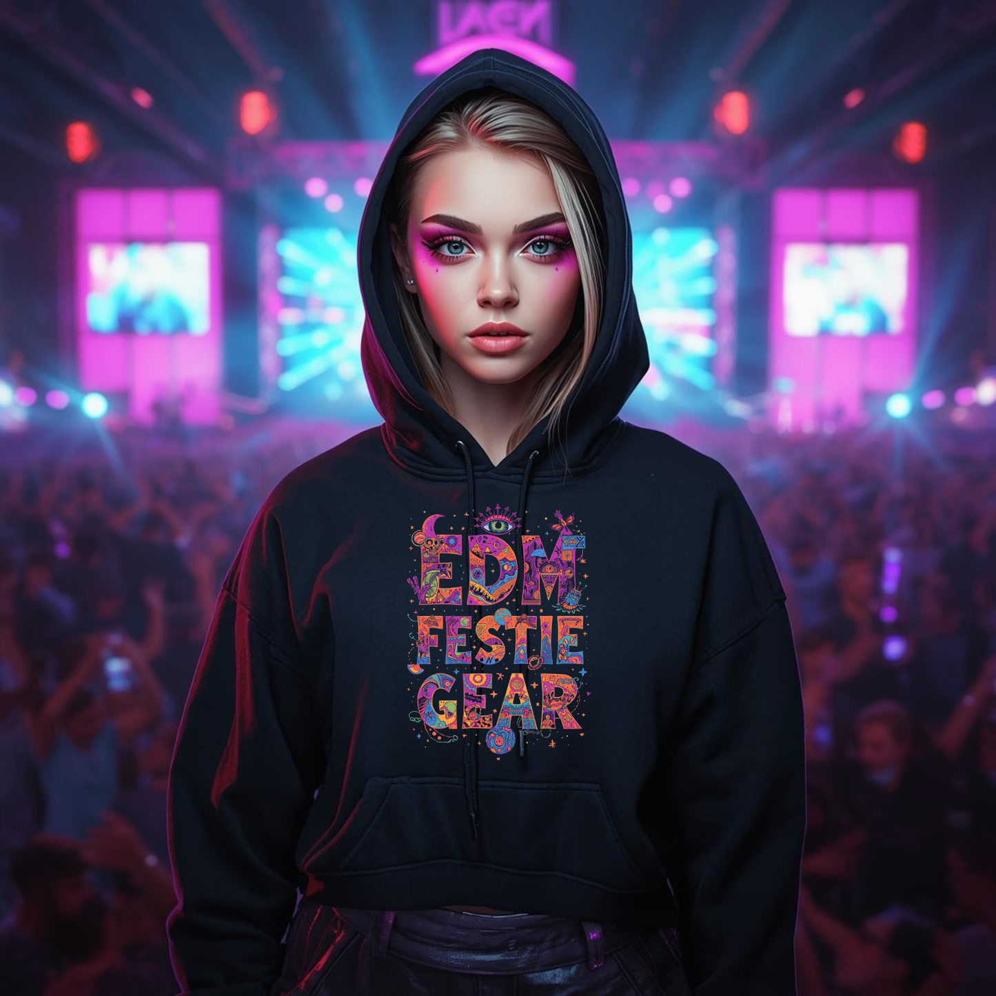 EDM Festie Gear Space and Time Festival T-Shirt for Ravers