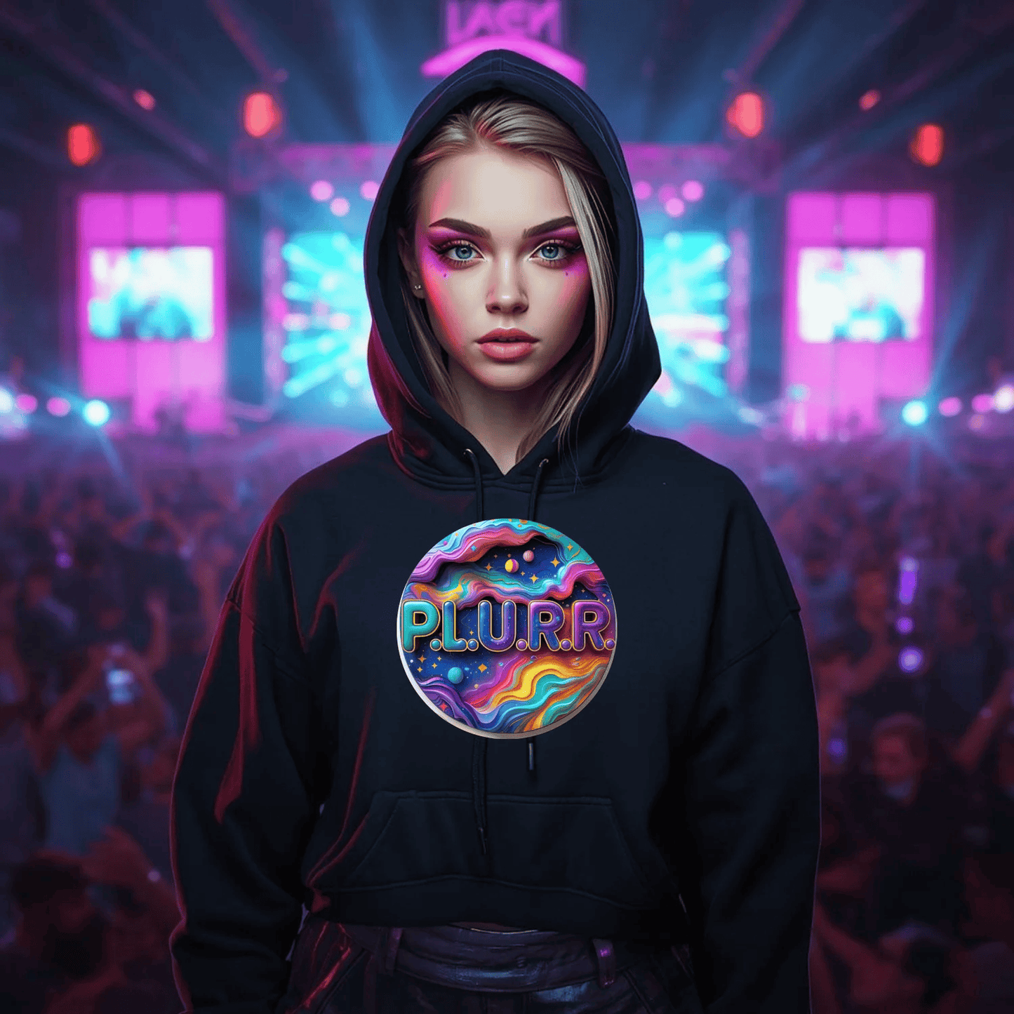 P.L.U.R.R Cosmic Vibes Festival T-Shirt