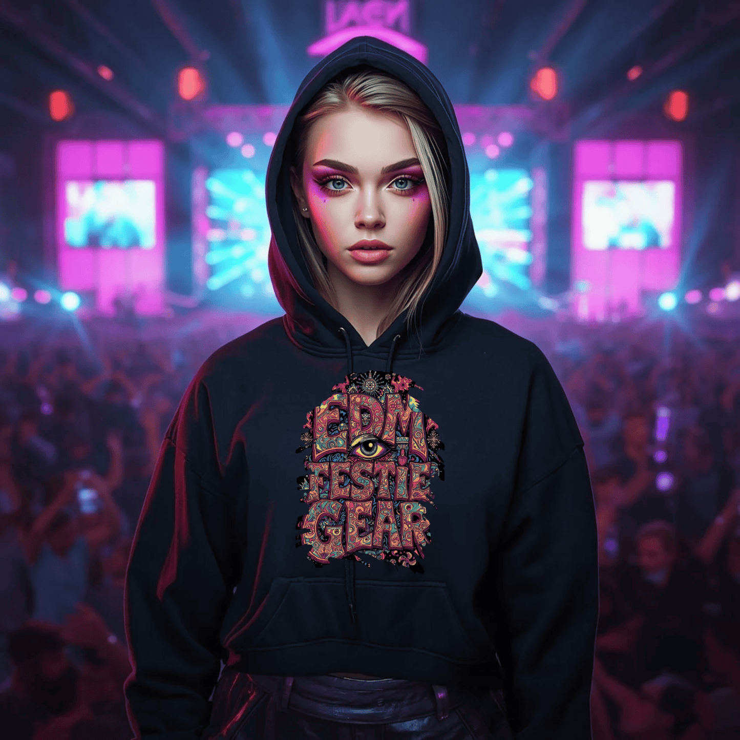 EDM Festie Gear Trippy Eye Festival T-Shirt