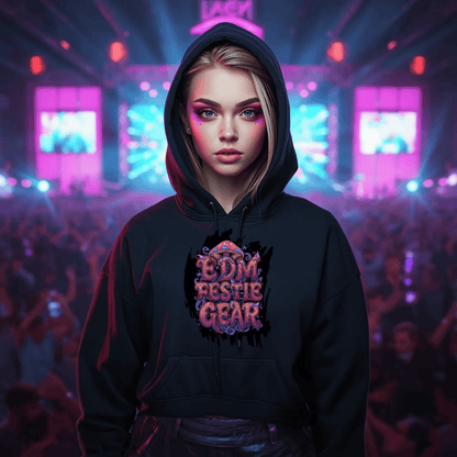 EDM Festival Gear Nocturnal Shroom Magical Vibes T-Shirt