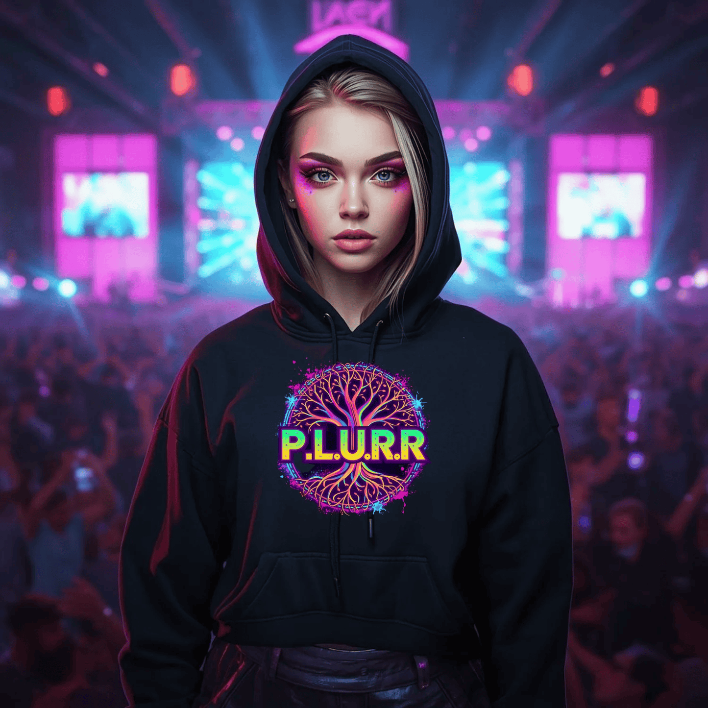P.L.U.R.R Tree of Life Festival T-Shirt for Ravers