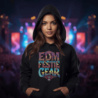 EDM Festie Gear All-Seeing Tree Cosmic Vibes Festival T-Shirt