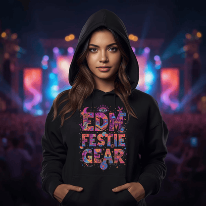 EDM Festie Gear Space and Time Festival T-Shirt for Ravers