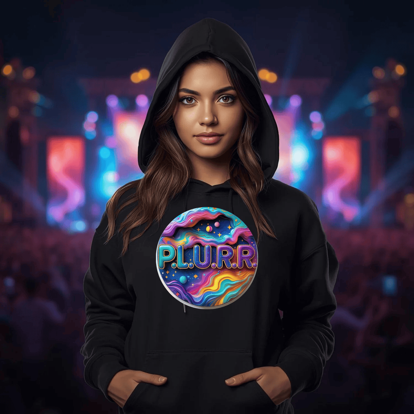 P.L.U.R.R Cosmic Vibes Festival T-Shirt