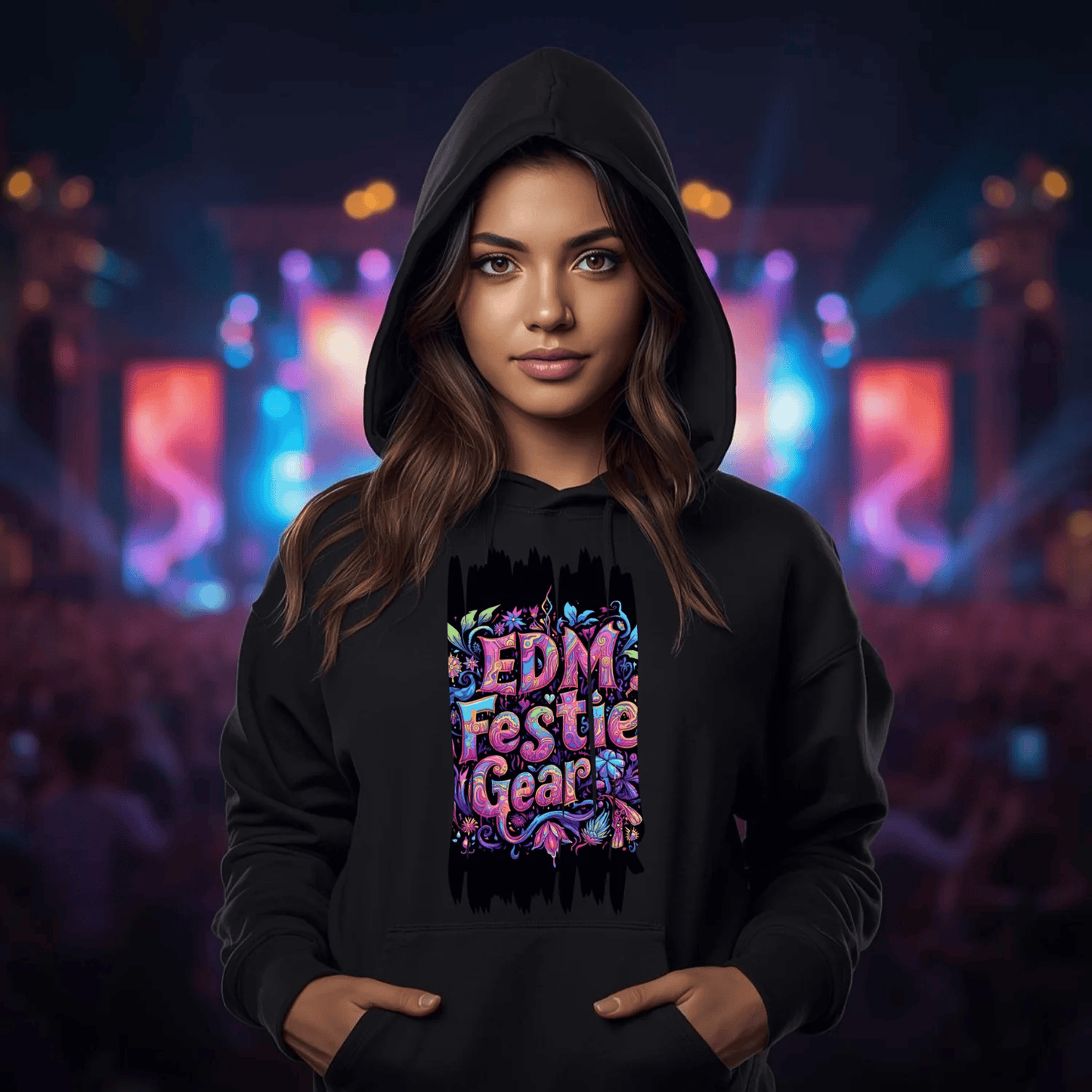 EDM Festie Gear Flower Power Festival T-Shirt