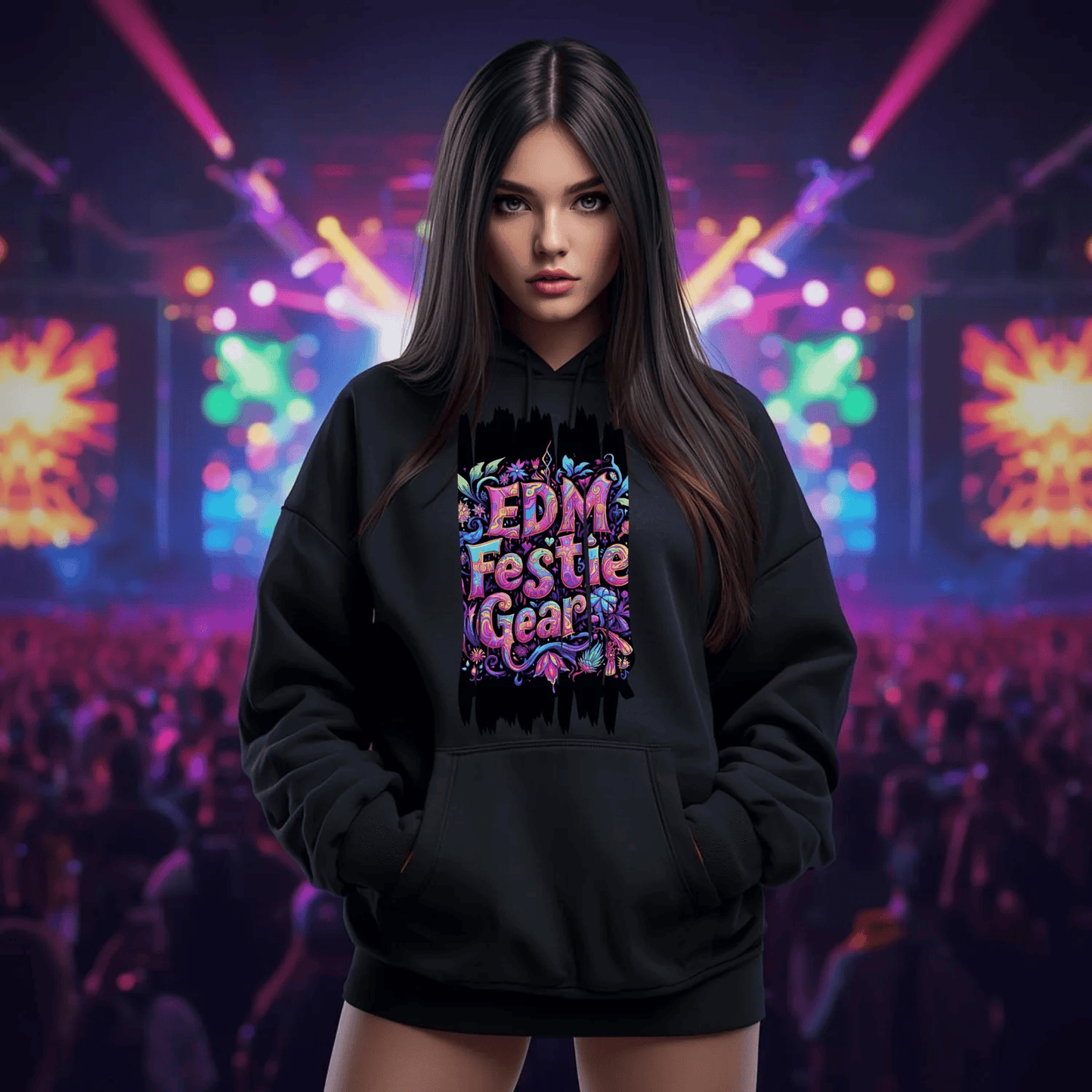 EDM Festie Gear Flower Power Festival T-Shirt